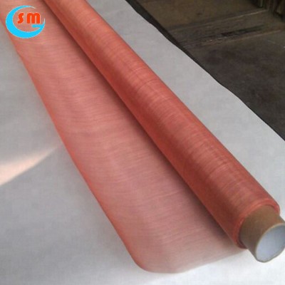 Long Using Life 0.05-2MM Diameter High Quality Thin Copper Wire Mesh Roll